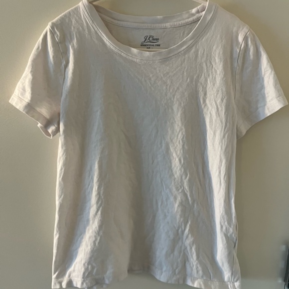 J Crew white cotton T-shirt size XS - Picture 1 of 5
